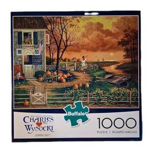 Charles Wysocki 1000 Piece Jigsaw Puzzle 'Supper Call'